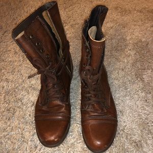 Steve Madden Women's Troopa Combat Boots